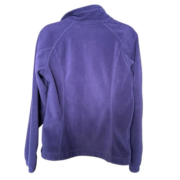 Columbia Women’s Purple Fleece Jacket – Size M - Picture 5 of 7